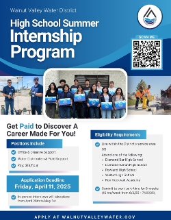 WVWD Summer Internship Program 